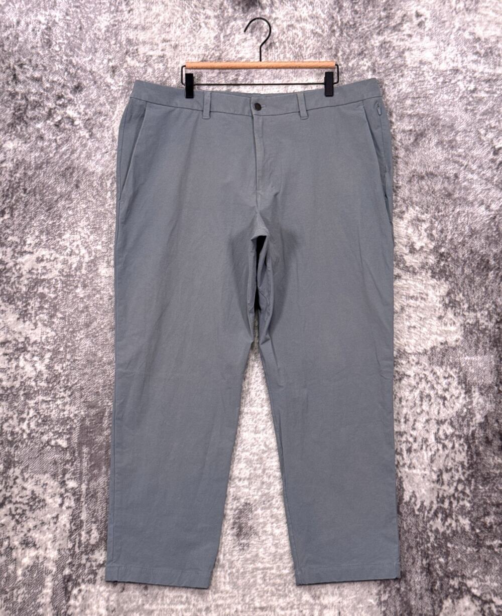 Lululemon Pants 40 x 28 Mens ABC Commission Slim Chino Trouser Gray Canvas